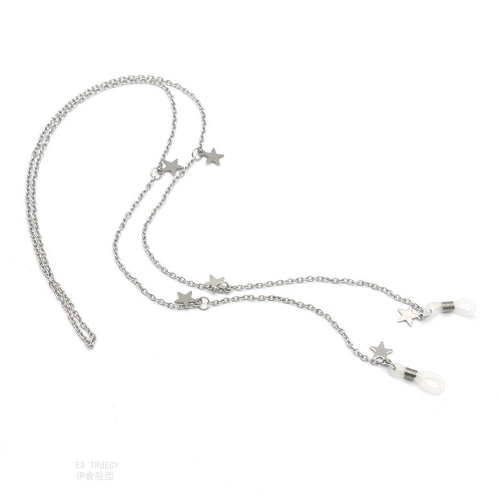 Celestial-Inspired Chain Eyewear Holder Stornfield