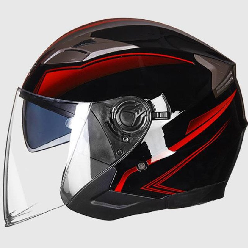 Full-Face Motorcycle Helmet with Integrated Visor Stornfield