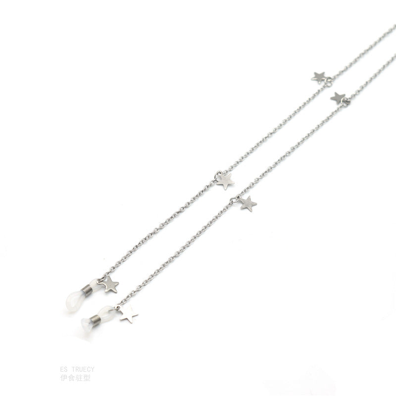 Celestial-Inspired Chain Eyewear Holder Stornfield