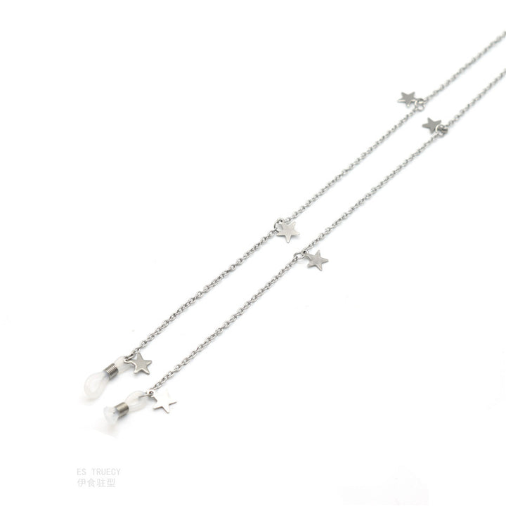 Celestial-Inspired Chain Eyewear Holder Stornfield