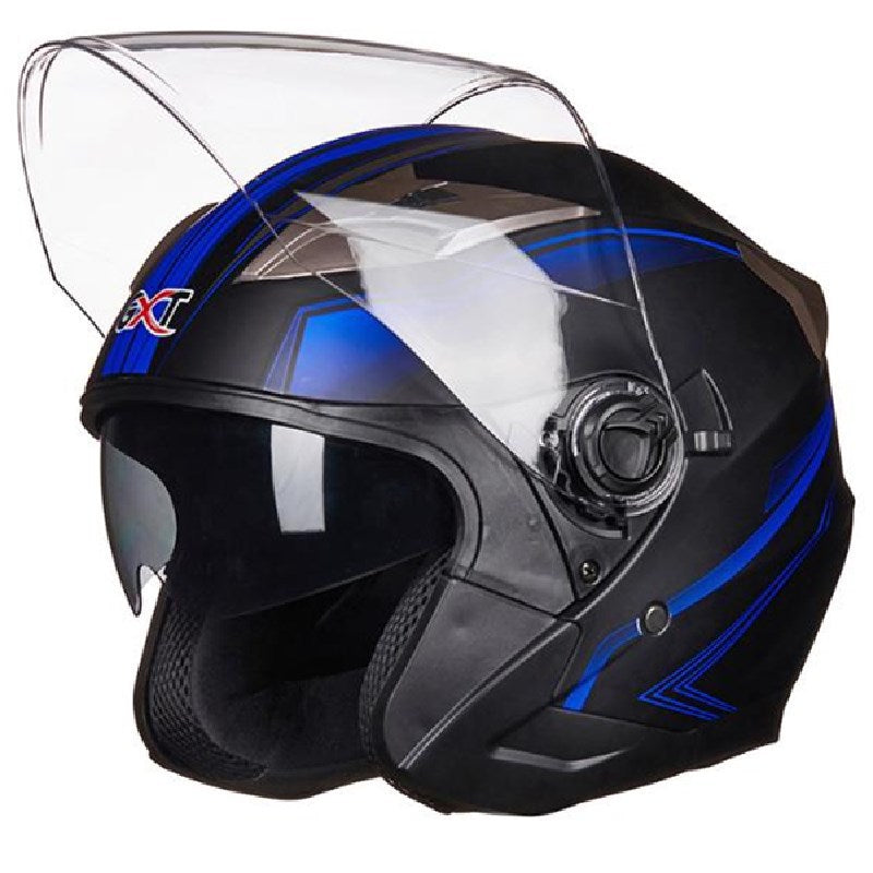 Full-Face Motorcycle Helmet with Integrated Visor Stornfield