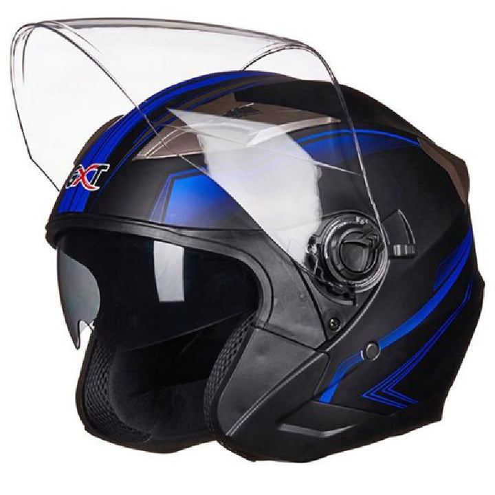 Full-Face Motorcycle Helmet with Integrated Visor Stornfield