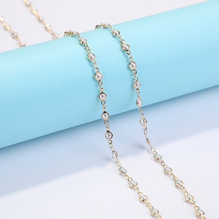 Coastal Shell-Decorated Eyewear Chain Stornfield
