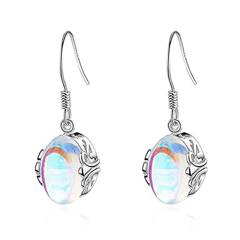 Colorful Crystal Drop Earrings Stornfield