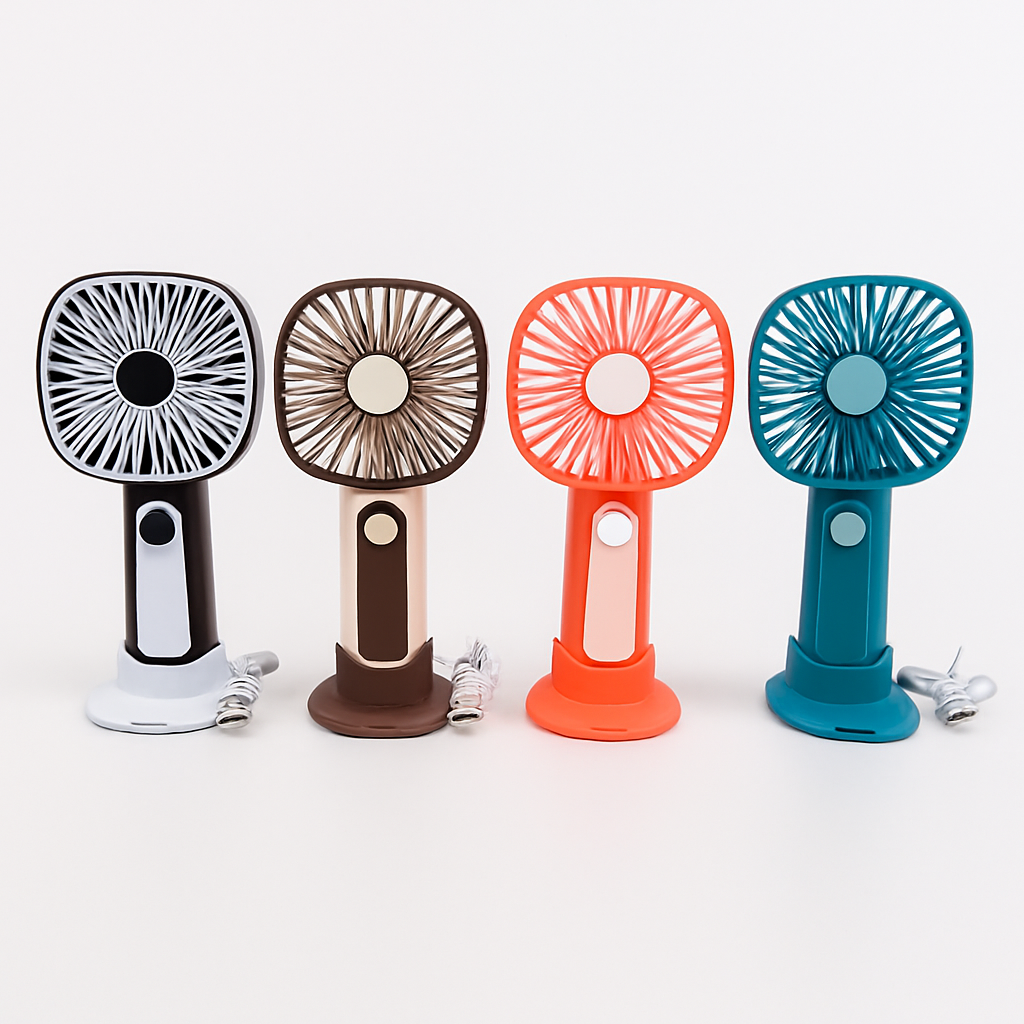 Mini Handheld Fan – 3-Speed USB Rechargeable | Stornfield