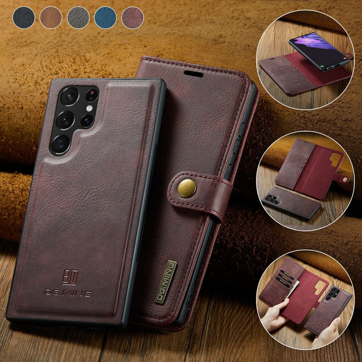 Stornfield | 2-in-1 Detachable Leather Wallet Case for Samsung Galaxy