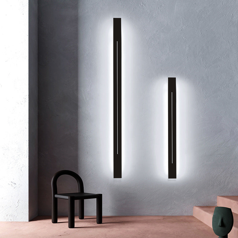 Simplicity Bar Shaped LED Wall Mounted Light Metal Living Room Wall Sconce Lighting | Stornfield