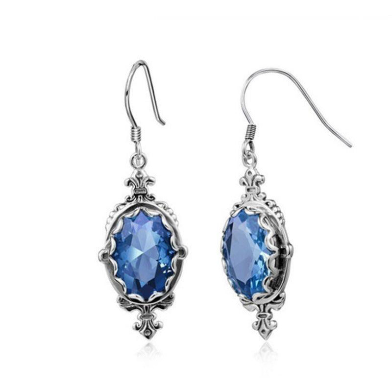 Colorful Crystal Drop Earrings Stornfield