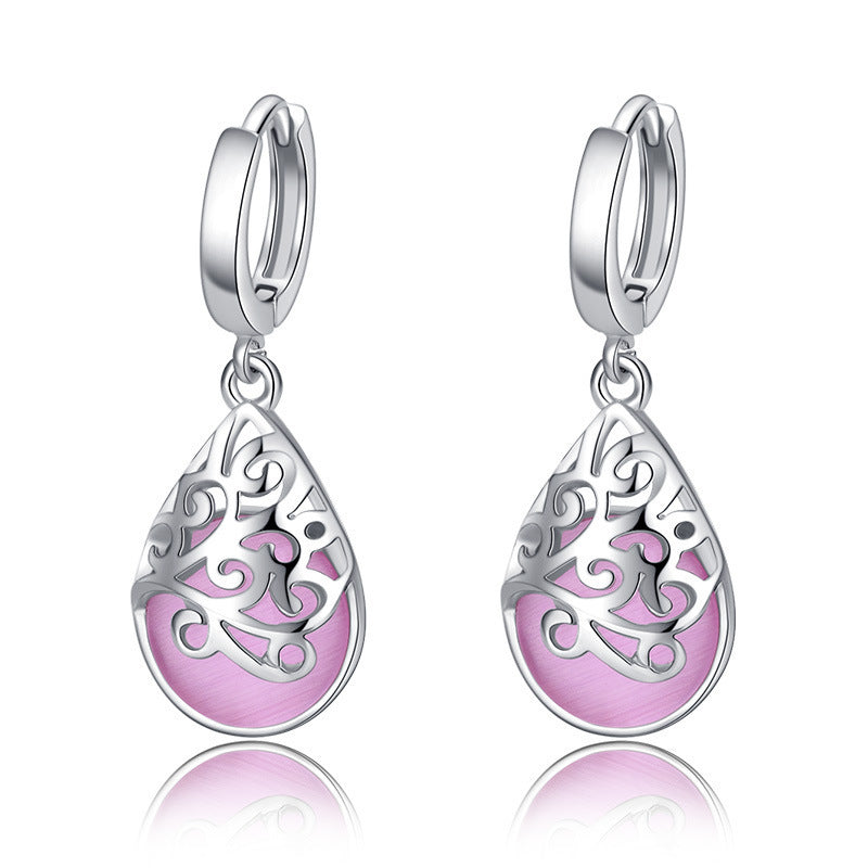 Colorful Crystal Drop Earrings Stornfield