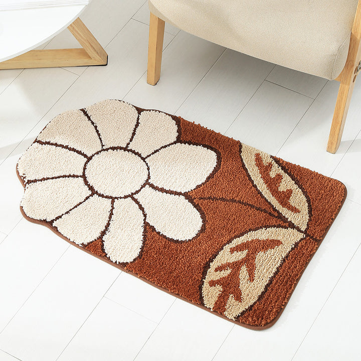 Floral Patterned Bath Mat Stornfield