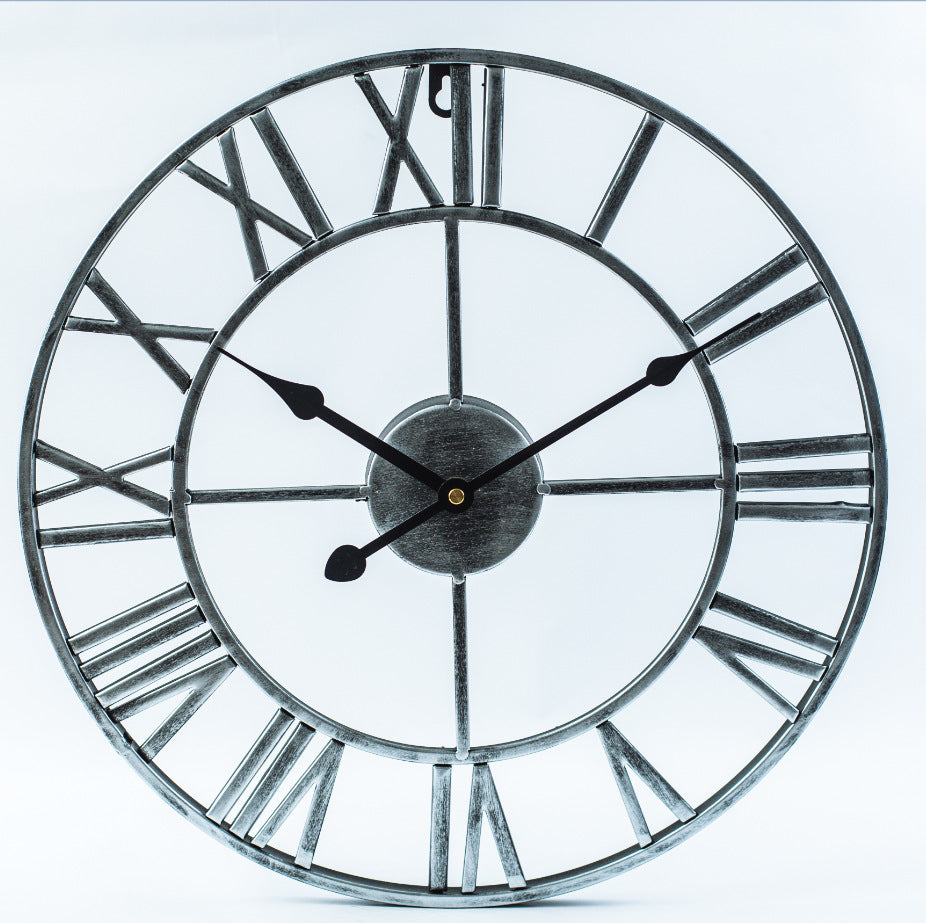 Stornfield | Large Vintage Iron Retro Wall Clock