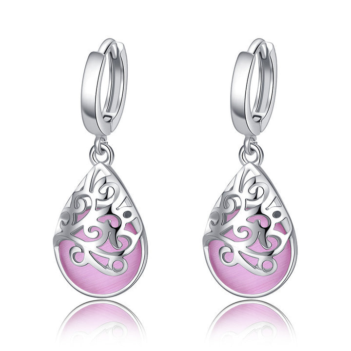 Colorful Crystal Drop Earrings Stornfield