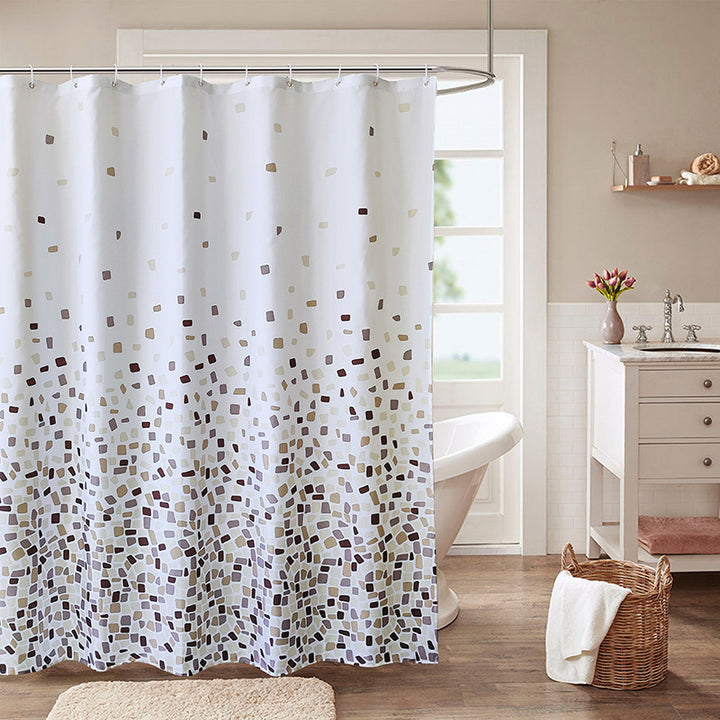 Mosaic Pattern Shower Curtain Stornfield