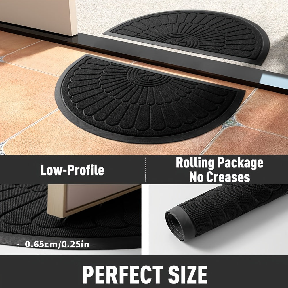 Semi-Round Rubber Mat – Durable and Slip-Resistant for Indoor and Outdoor | Stornfield