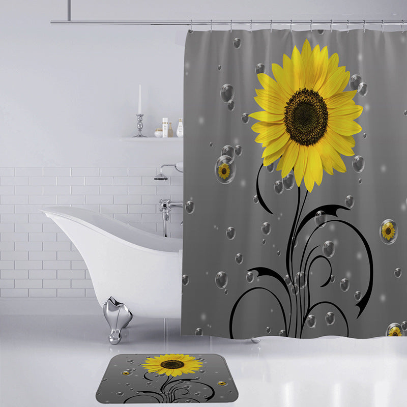 Cactus-Themed Shower Curtain Stornfield