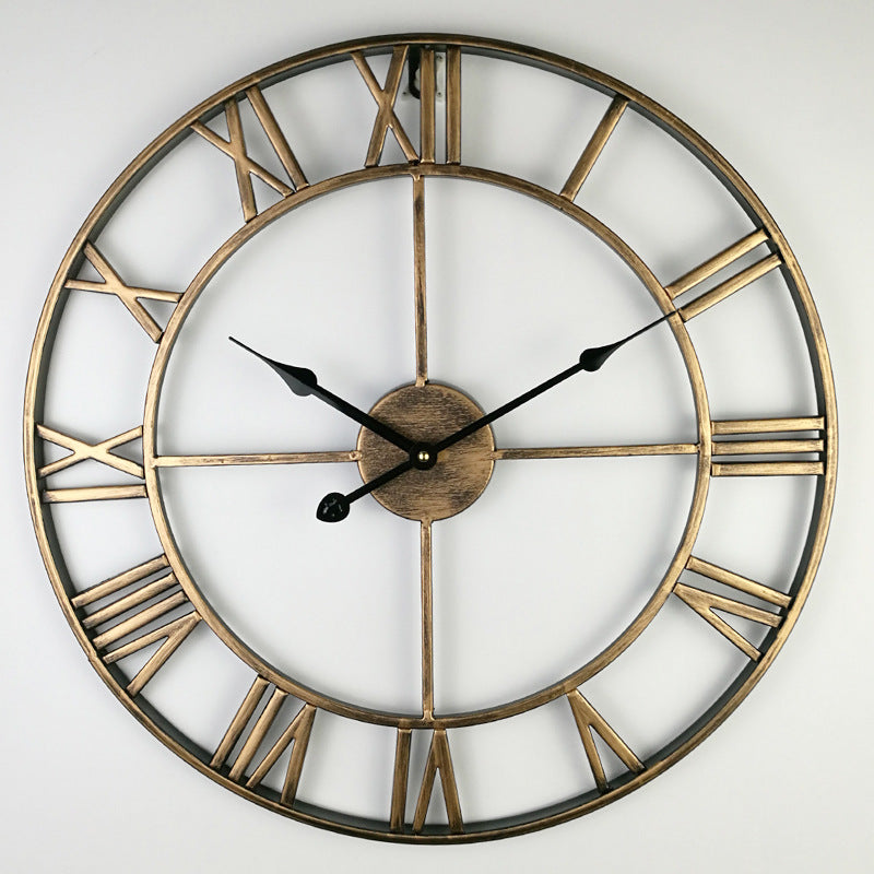 Stornfield | Large Vintage Iron Retro Wall Clock