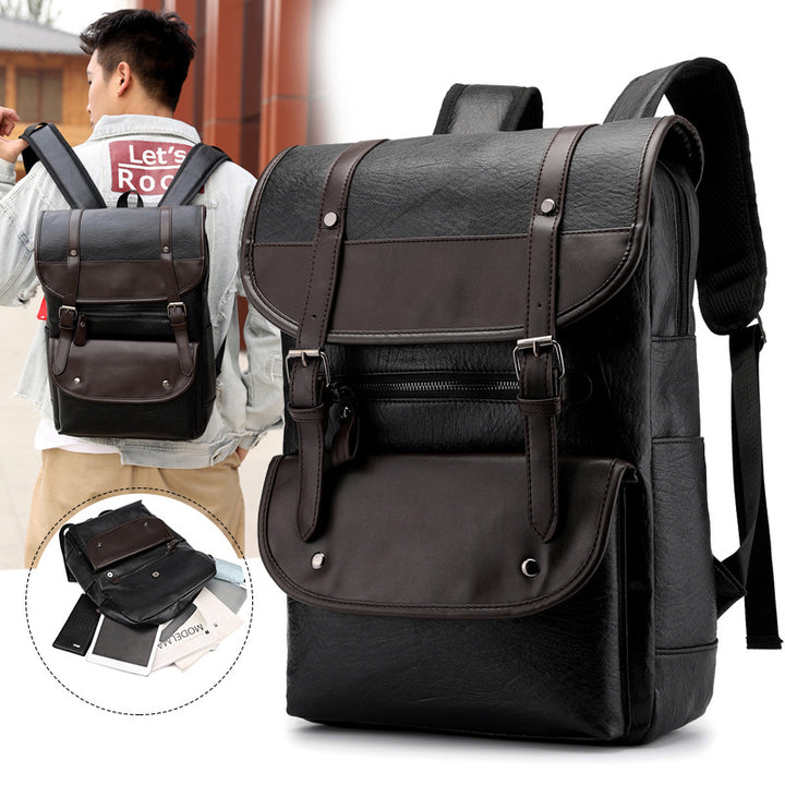 Vintage Style Leather Backpack Stornfield