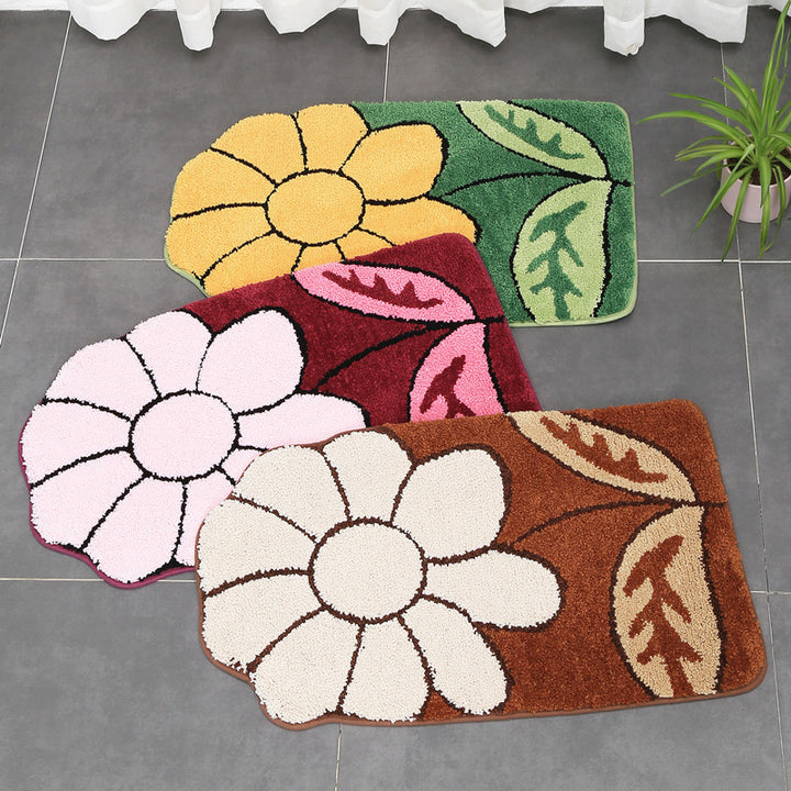 Floral Patterned Bath Mat Stornfield