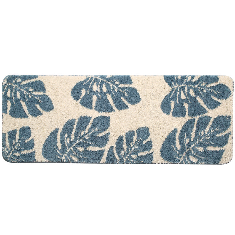 Ultra-Soft Floral Design Bath Runner