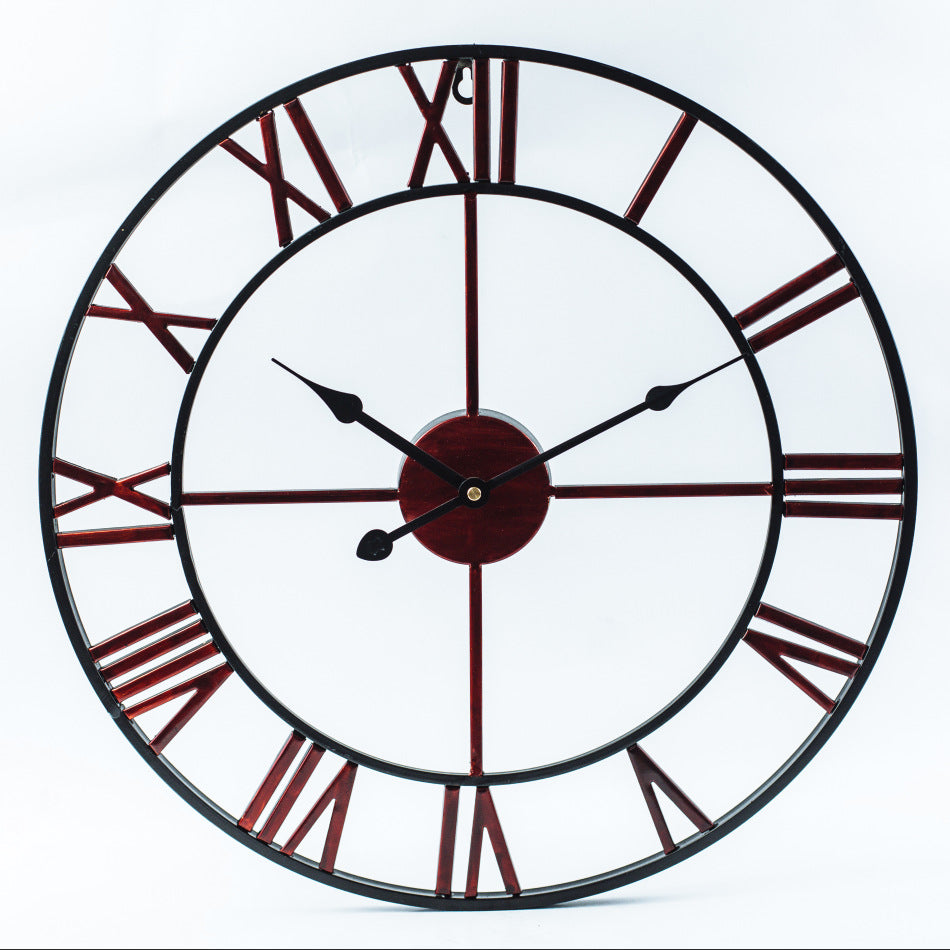 Stornfield | Large Vintage Iron Retro Wall Clock