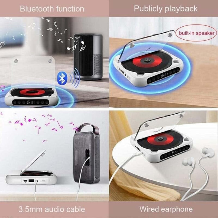 Stornfield | Portable Bluetooth-compatible CD Player