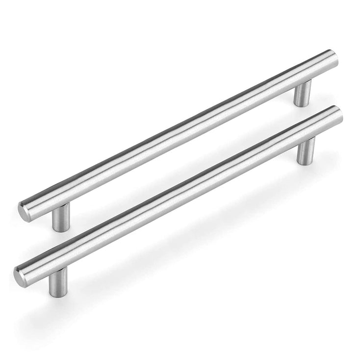 Stornfield | Brushed Nickel Stainless Steel Modern T-Bar Drawer Pulls
