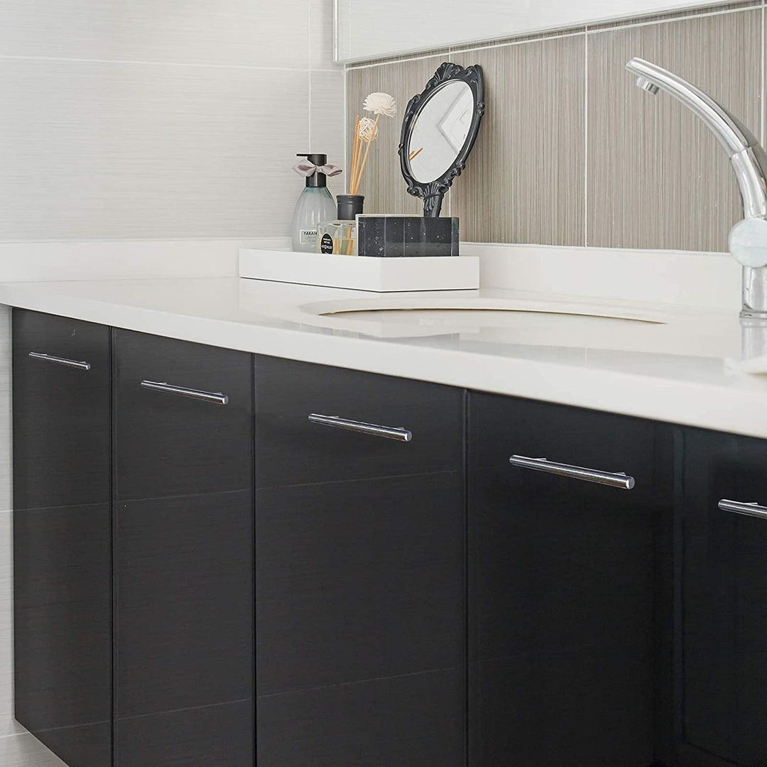 Stornfield | Brushed Nickel Stainless Steel Modern T-Bar Drawer Pulls