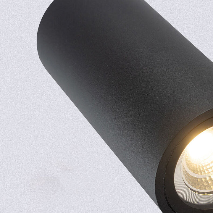 Modern Simple Outdoor Waterproof Aluminum Glass Cylinder 2-Light Wall Sconce Lamp | Stornfield