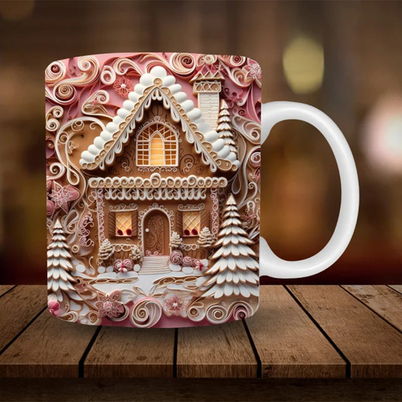 3D snowman ceramic mug - Fun Christmas gift | Stornfield