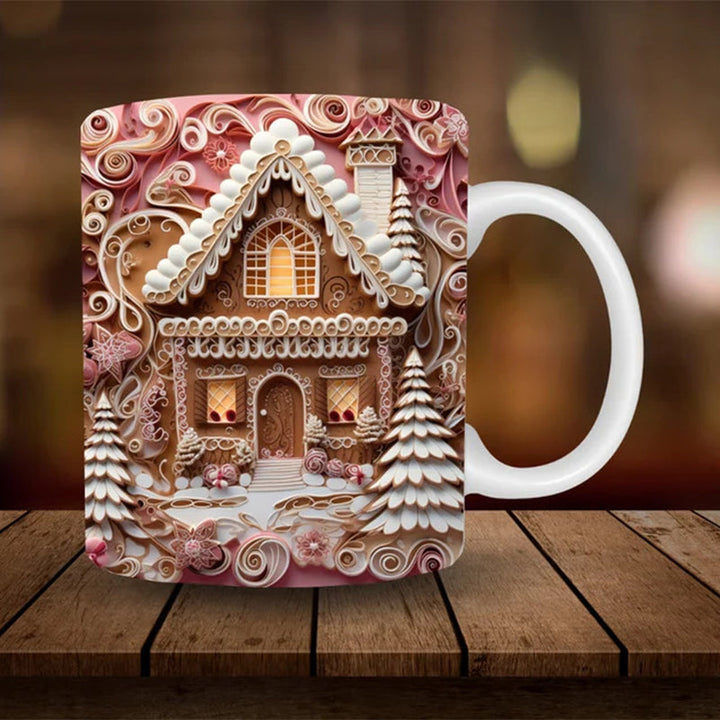 3D snowman ceramic mug - Fun Christmas gift | Stornfield