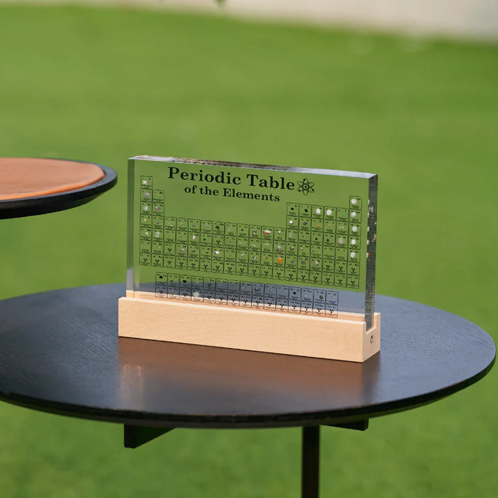 Illuminated Periodic Table with Real Elements - Elementa | Stornfield