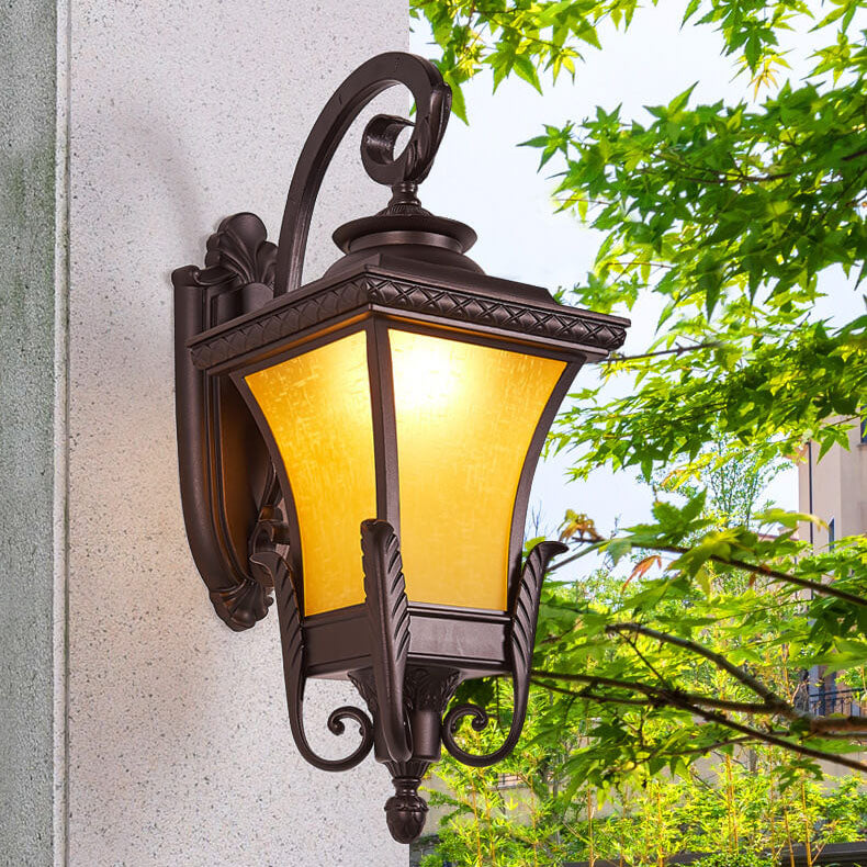 European-style Retro Aluminum Waterproof Outdoor 1-Light Wall Sconce Lamp | Stornfield