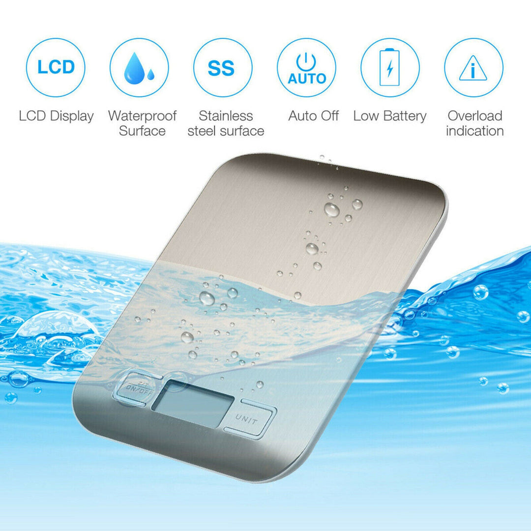 Digital kitchen scale: 5KG/11lb capacity. | Stornfield