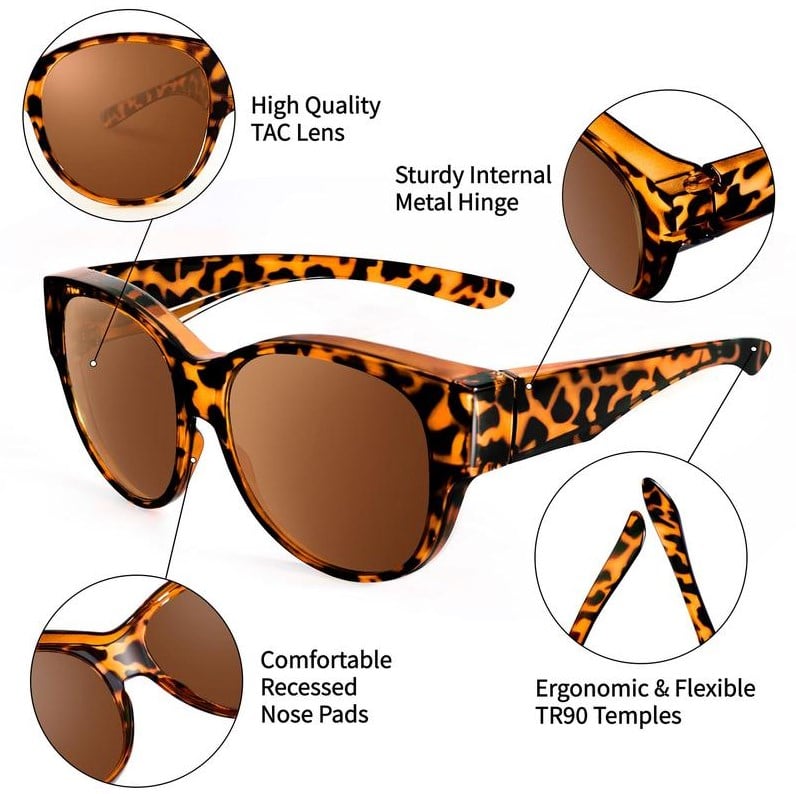 Oversized Cat-Eye Sunglasses UV400 Polarized | Stornfield