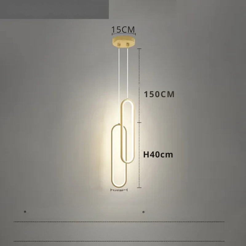 Modern minimalist LED pendant lamp – sleek design lamp for bedroom and living room | Stornfield