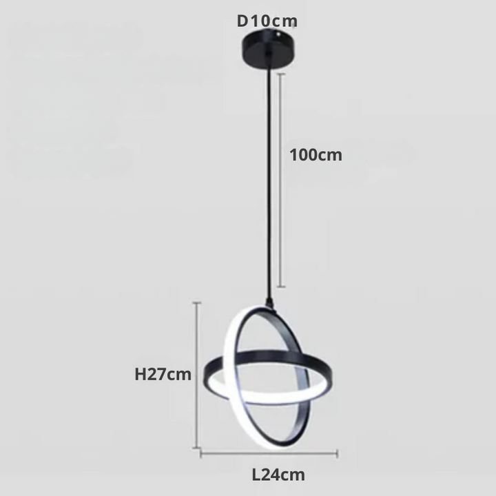 Modern LED Hanging Lamp – Minimalist Pendant Light for Living Room and Dining Room | Stornfield