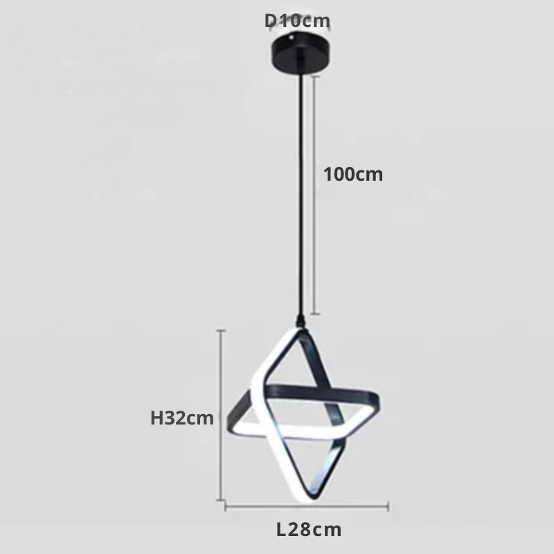 Modern LED Hanging Lamp – Minimalist Pendant Light for Living Room and Dining Room | Stornfield