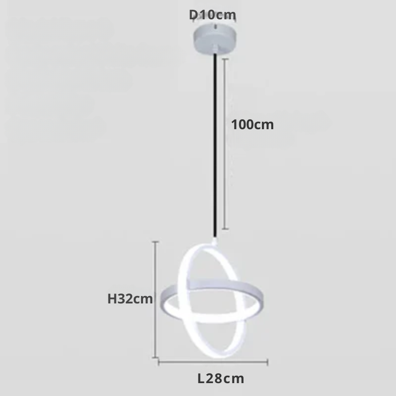 Modern LED Hanging Lamp – Minimalist Pendant Light for Living Room and Dining Room | Stornfield