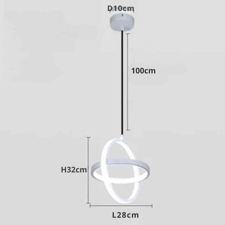Modern LED Hanging Lamp – Minimalist Pendant Light for Living Room and Dining Room | Stornfield