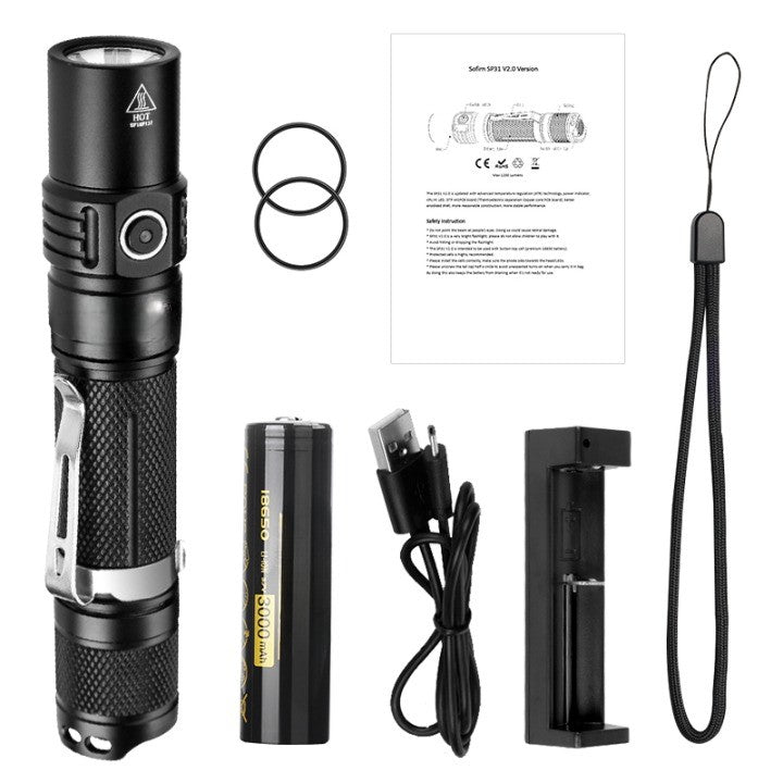 Night Power Tactical LED Flashlight | Stornfield