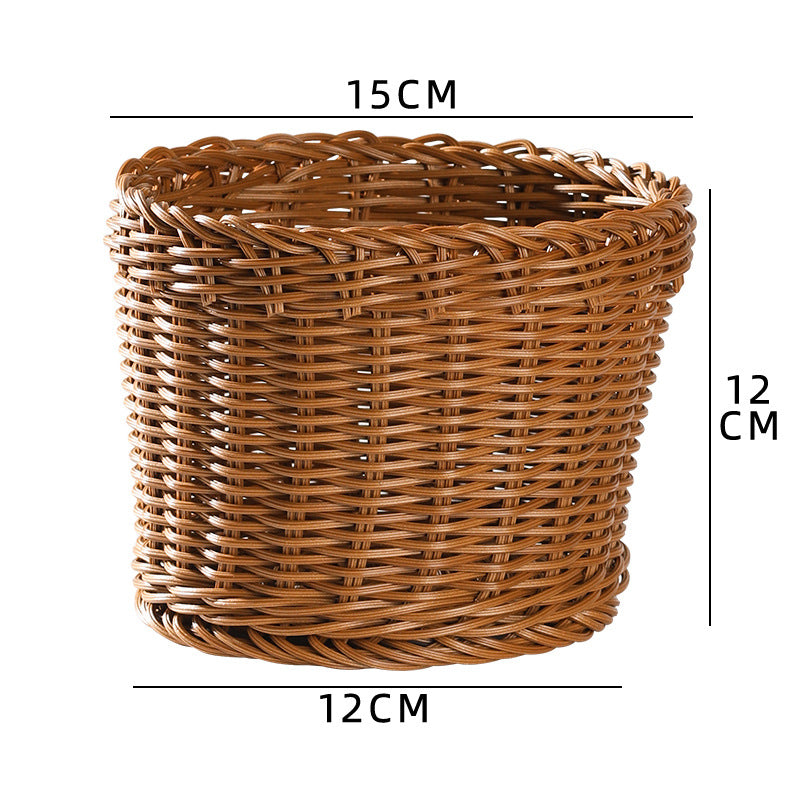 Unisex Round Storage Bowl made of woven material Stornfield