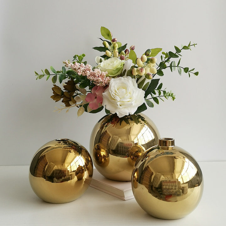 Decorative Round Ceramic Bouquets Holder Stornfeild