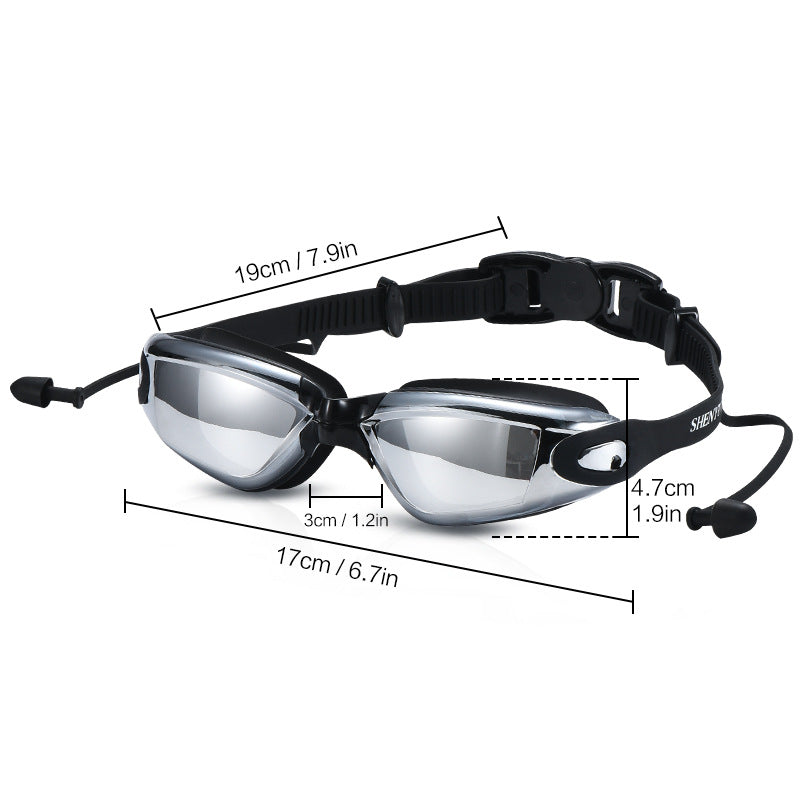 Swimming set with comfortable swimming goggles and trendy swimming cap Stornfield