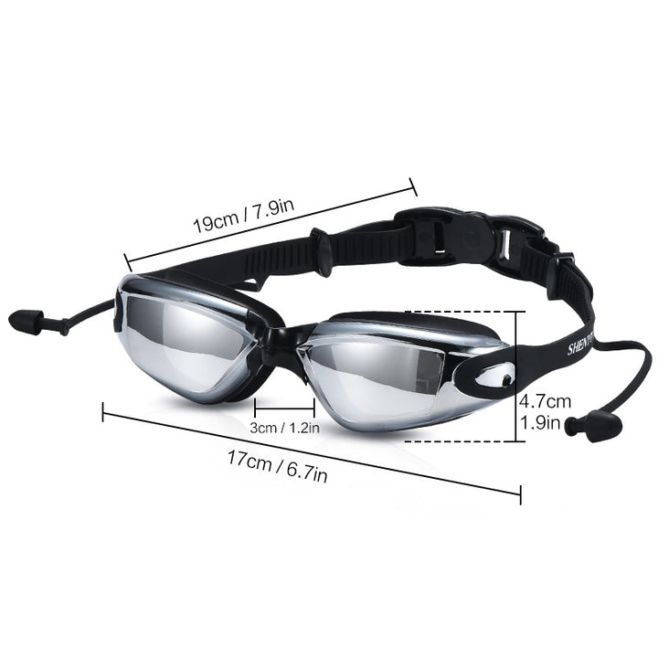 Swimming set with comfortable swimming goggles and trendy swimming cap Stornfield