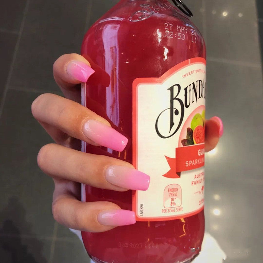 Artificial nails in modern French Tip design Stornfield