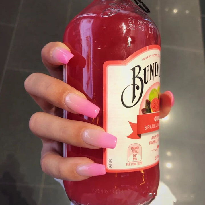 Artificial nails in modern French Tip design Stornfield