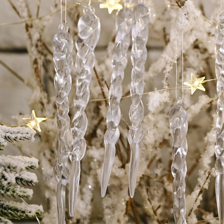 12Pcs Christmas Tree Decoration Artificial Icicles | Stornfield