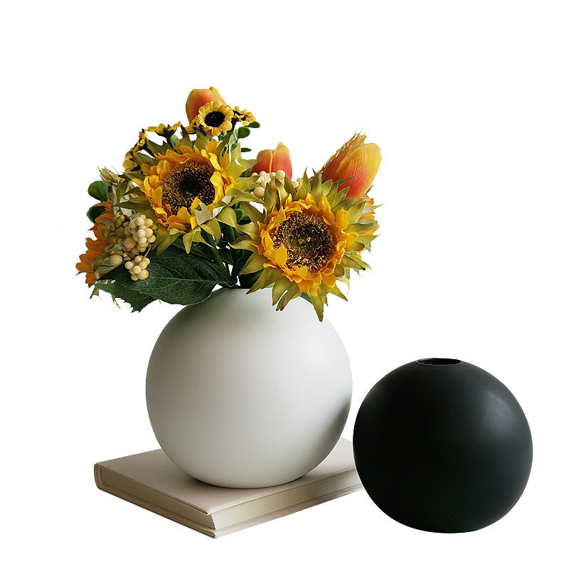 Decorative Round Ceramic Bouquets Holder Stornfeild