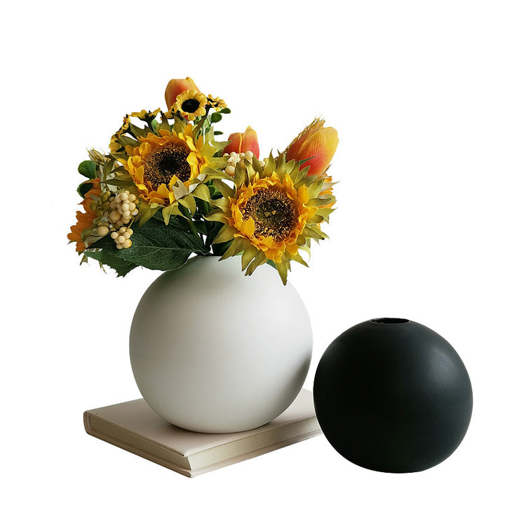 Decorative Round Ceramic Bouquets Holder Stornfeild