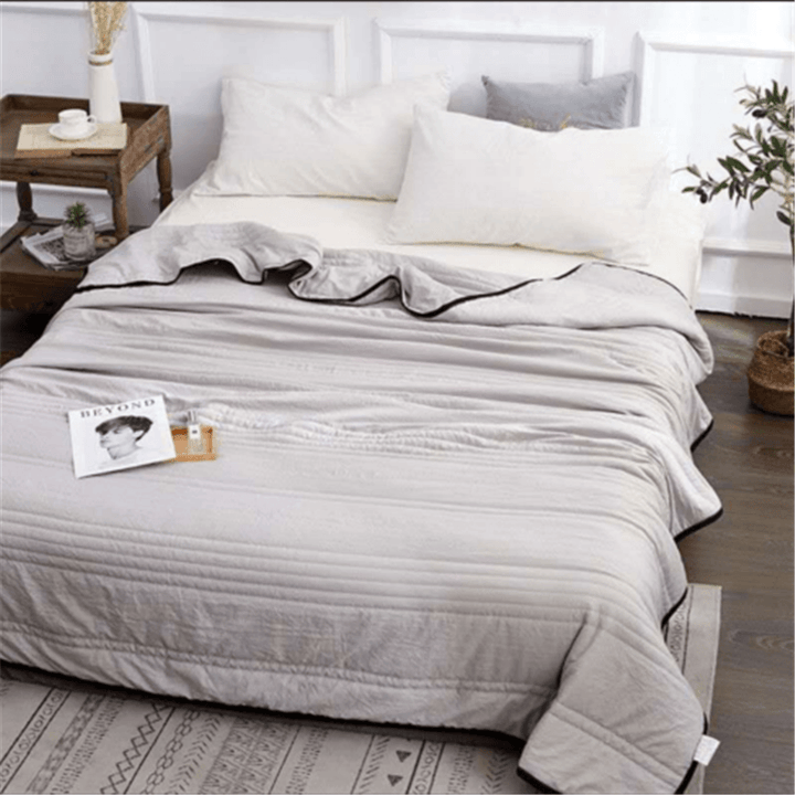 Cooling Blankets Pure Color Summer Quilt Plain Summer Cool Quilt Compressible Air-conditioning Quilt Quilt Blanket | Stornfield